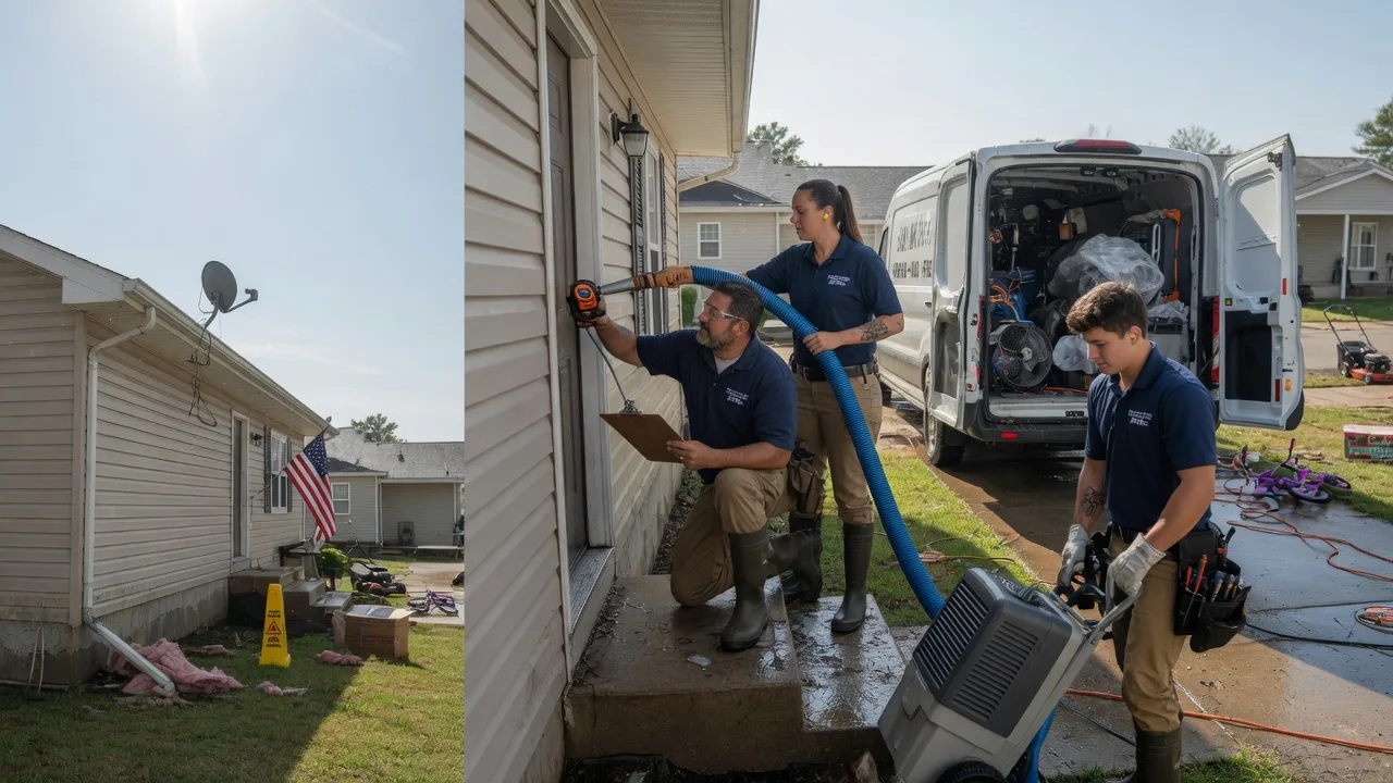 Ceiling Water Damage Restoration in Wilton, WI near me